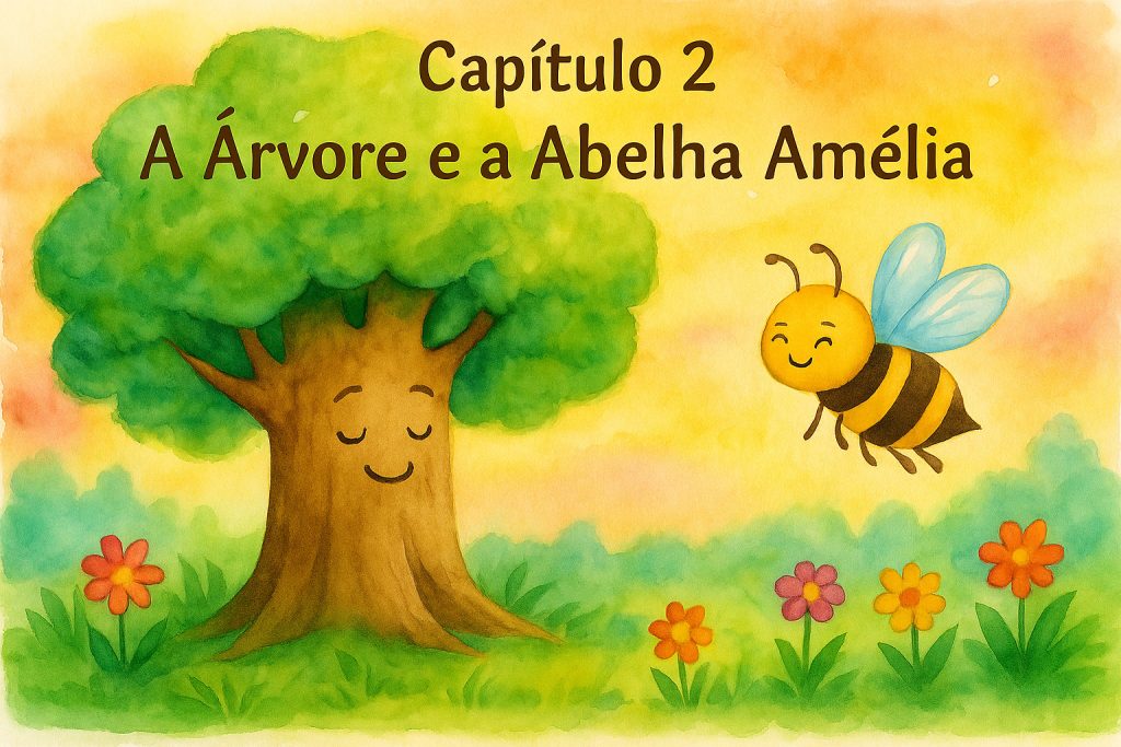 🌳 Capítulo 2 – A Árvore e a Abelha Amélia